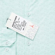 Mint Green with Leaf Pattern Full Sleeve Shirt (GP108)