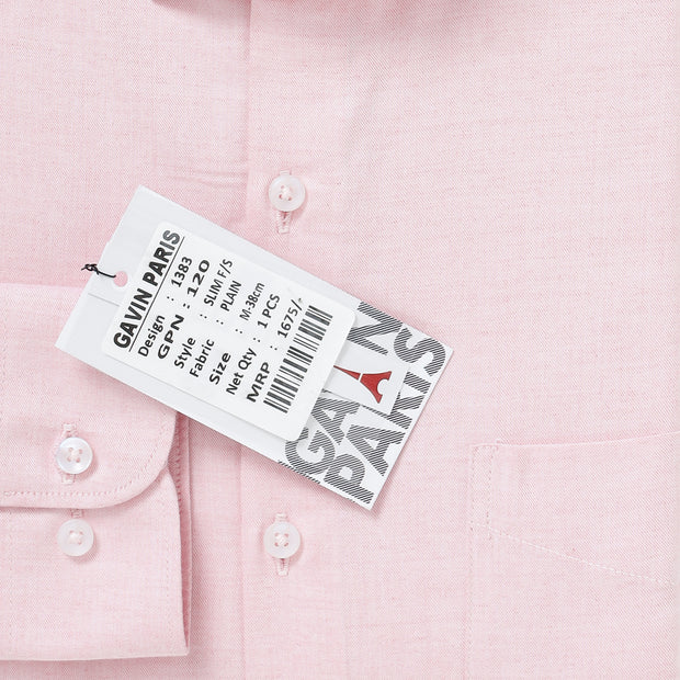 Pink Full-Sleeve Shirt With Pocket (GP234)
