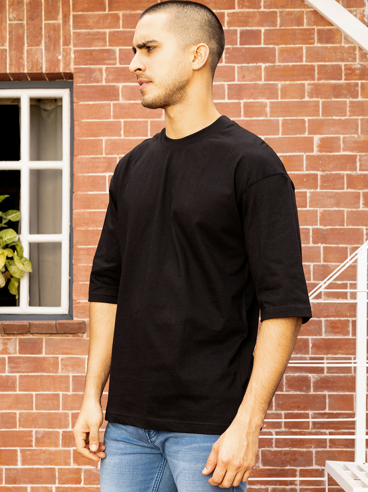 Yellow Goku Black Drop-shoulder Oversized Tee by Gavin Paris