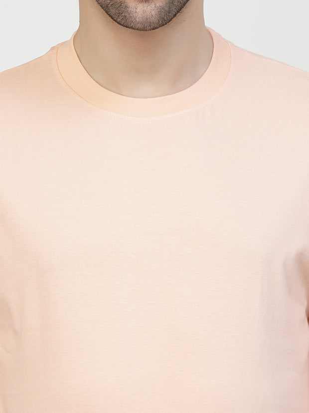 Peach Plain Oversized Tee by Gavin Paris
