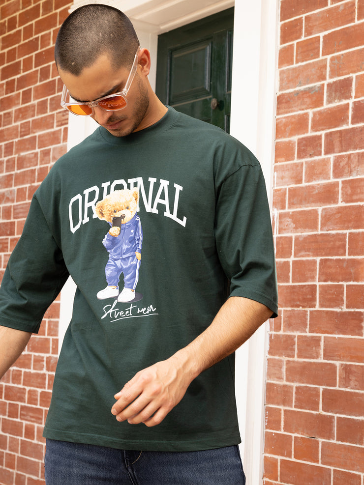 Original Dark Green Oversized T-shirt