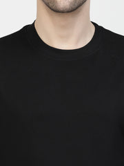 Black Plain Oversized Unisex Tee By Gavin Paris