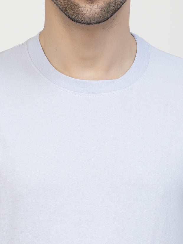 Sky Blue Plain Oversized Tee by Gavin Paris