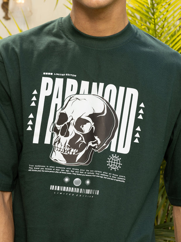 Paranoid Green Oversized T-shirt