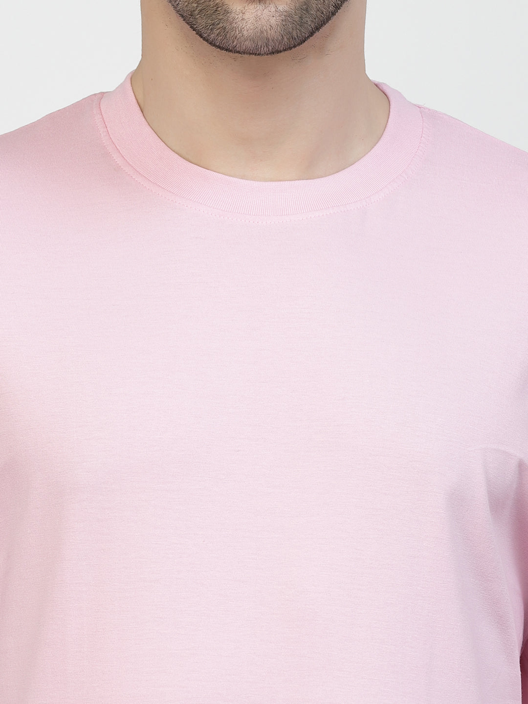 Pink Plain Oversized Drop Shoulder Unisex Tshirt By Gavin Paris