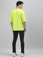 Parent Advice Neon Green Oversized Unisex T-shirt By Gavin Paris