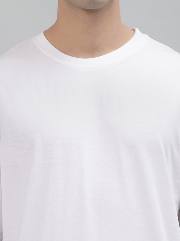 White Unisex Plain Oversized Tee By Gavin Paris