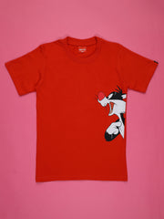 Side Sylvester T-shirts for Boys & Girls