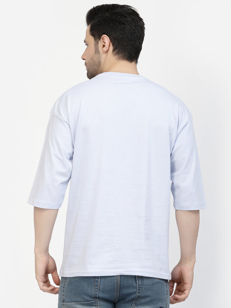 Sky Blue Plain Oversized Tee by Gavin Paris