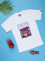 Faith Font T-shirts for Boys & Girls