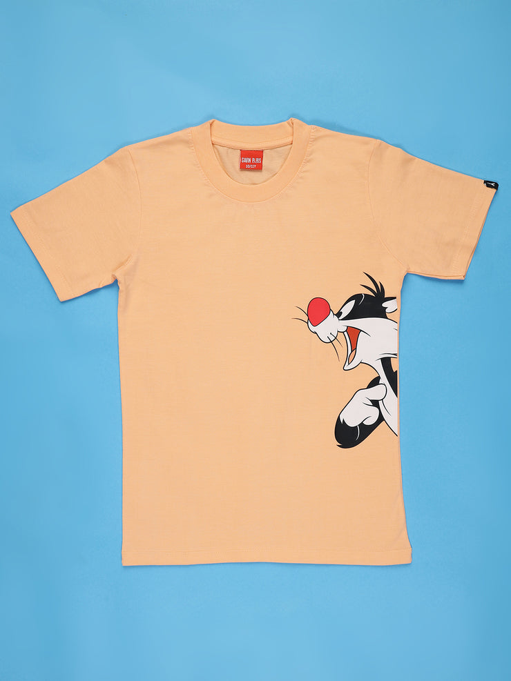 Side Sylvester T-shirts for Boys & Girls