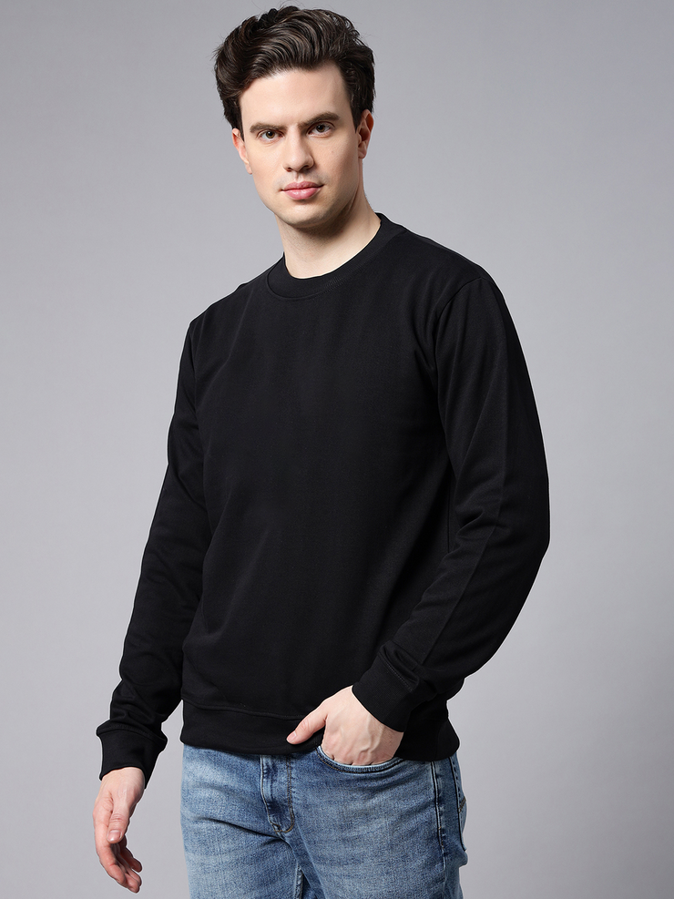 Black Basic Sweatshirt