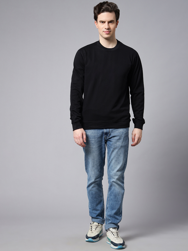 Black Basic Sweatshirt