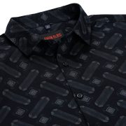 Black Abstract Pattern Slim Fit Full Sleeve Shirt (GP256)
