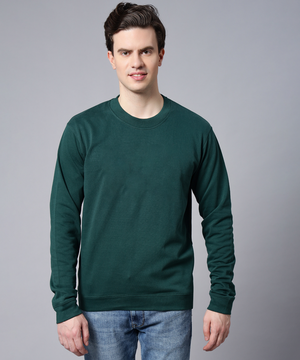 Green Basic Sweatshirt