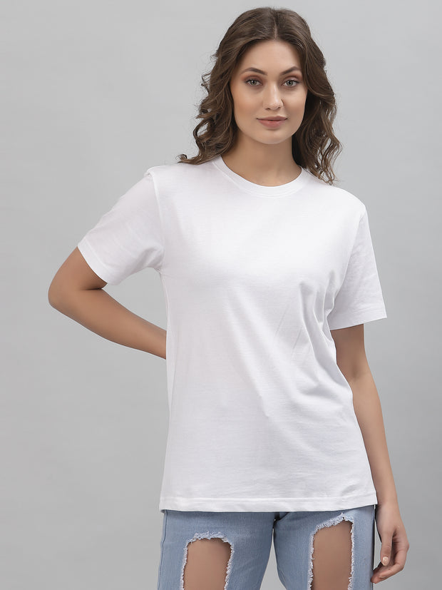 White Plain Regular Unisex Tee