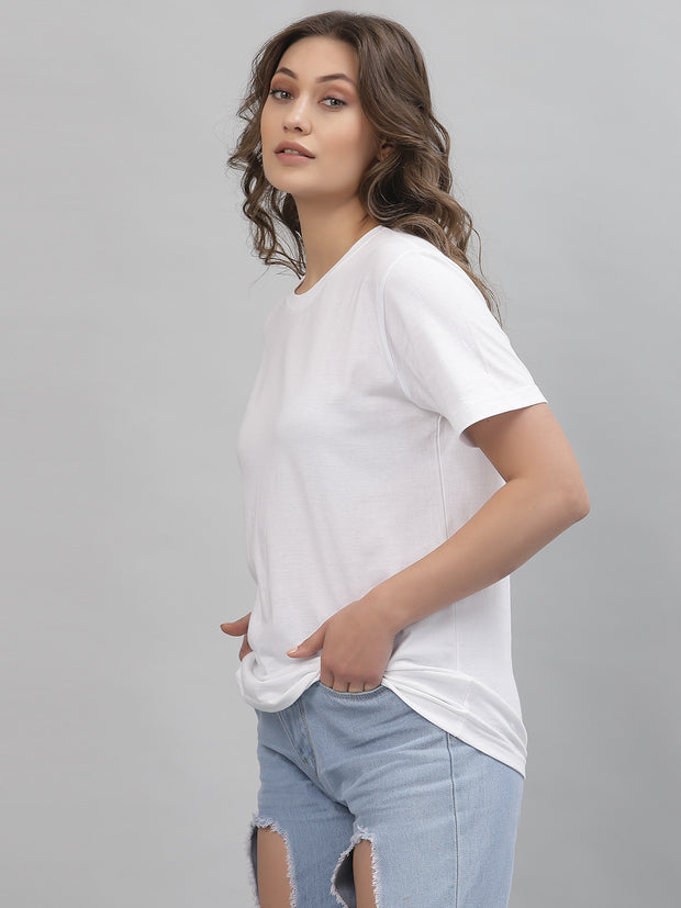 White Plain Regular Unisex Tee