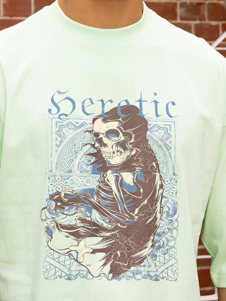 Seretic Sea Green Oversized Tee by Gavin Paris