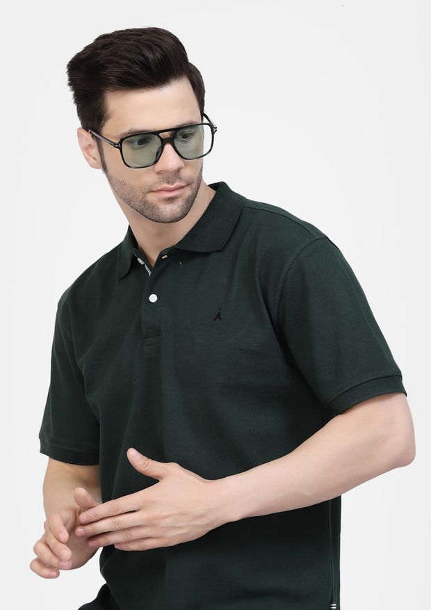 Bottle Green Premium Polo Tshirt by Gavin Paris