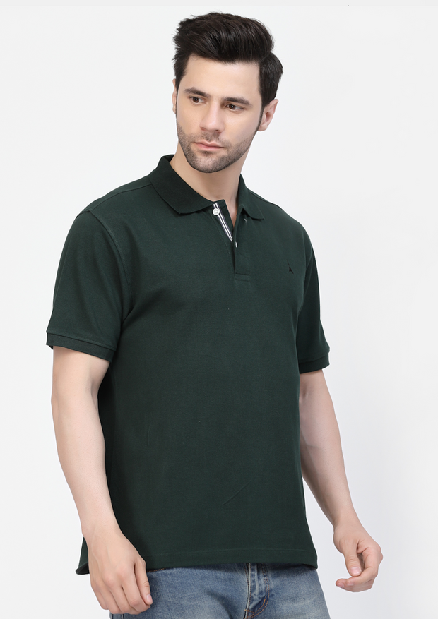 Bottle Green Premium Polo Tshirt by Gavin Paris