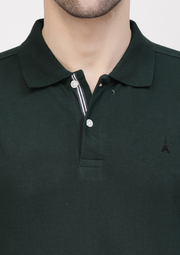 Bottle Green Premium Polo Tshirt by Gavin Paris