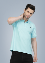 Sky Blue Premium Polo Tshirt by Gavin Paris