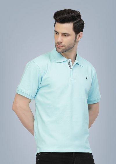 Sky Blue Premium Polo Tshirt by Gavin Paris