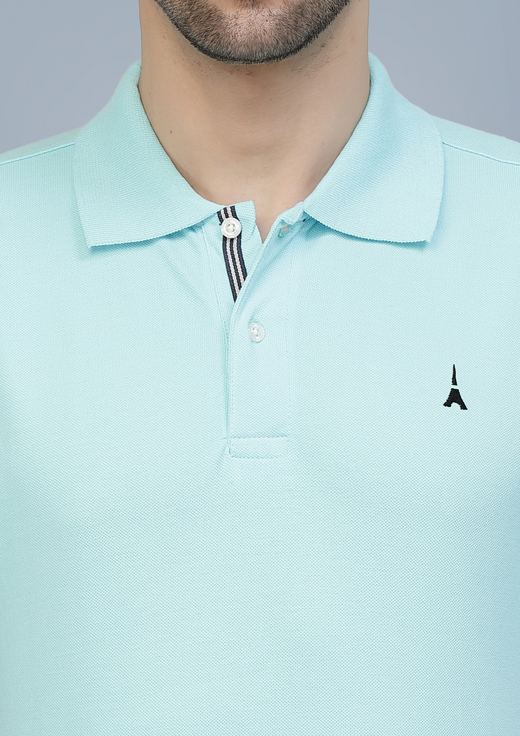 Sky Blue Premium Polo Tshirt by Gavin Paris