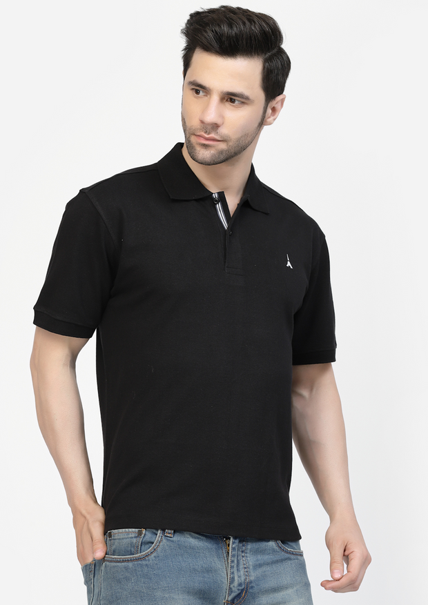 Black Premium Polo Tshirt  by Gavin Paris