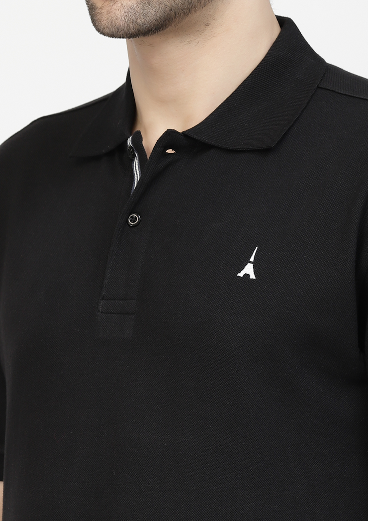 Black Premium Polo Tshirt  by Gavin Paris