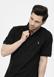 Black Premium Polo Tshirt  by Gavin Paris