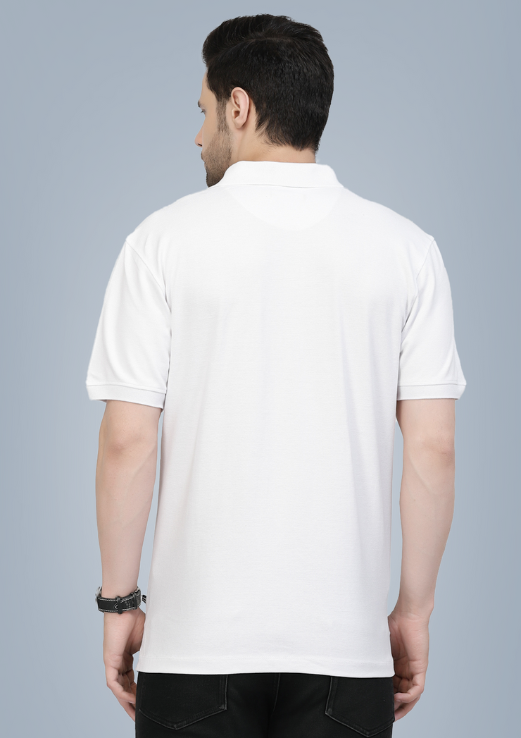 White Premium Polo Tshirt by Gavin Paris