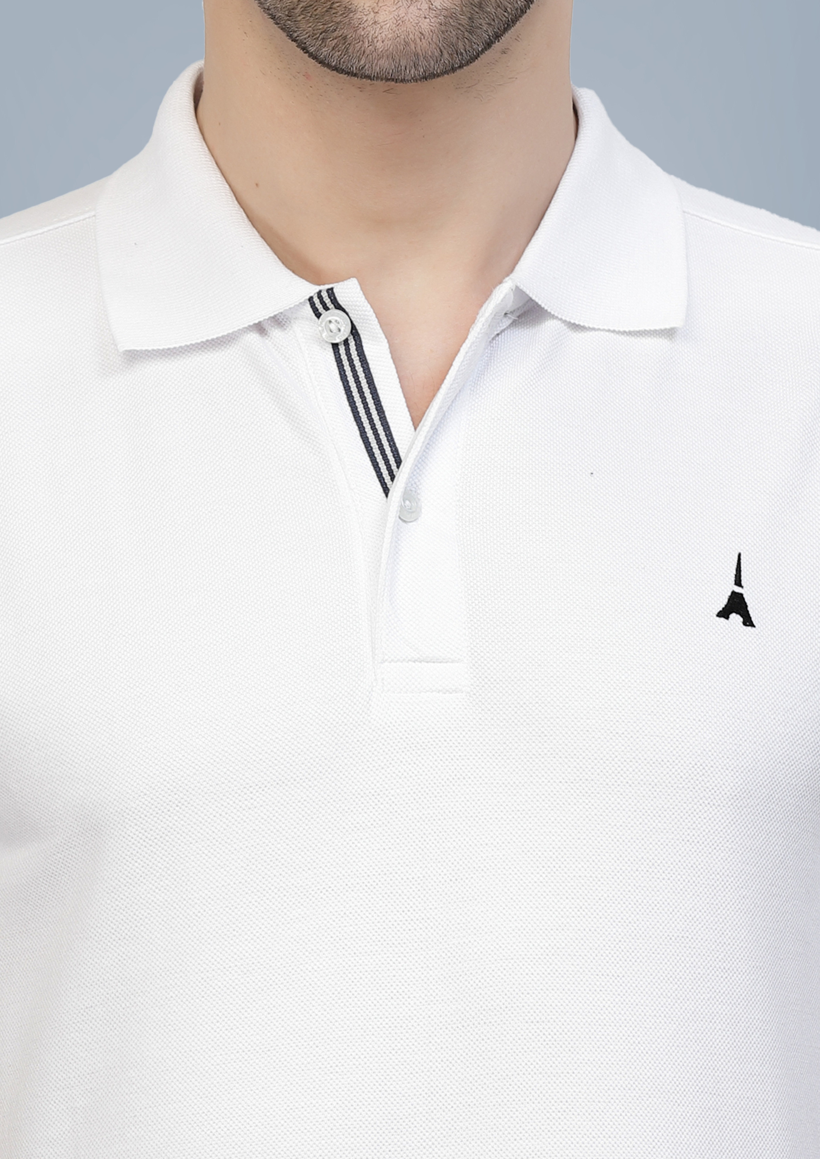 White Premium Polo Tshirt by Gavin Paris