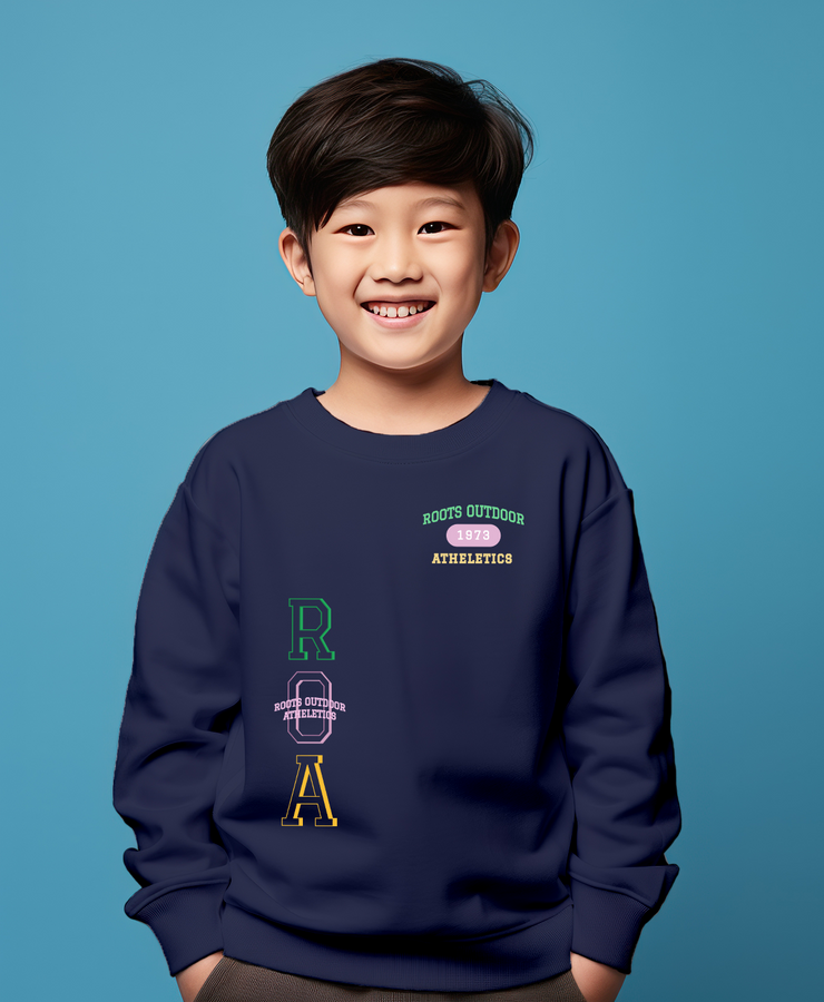 ROA dark blue sweatshirt for boys & girls