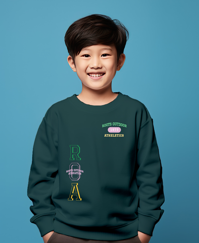 ROA dark green sweatshirt for boys & girls