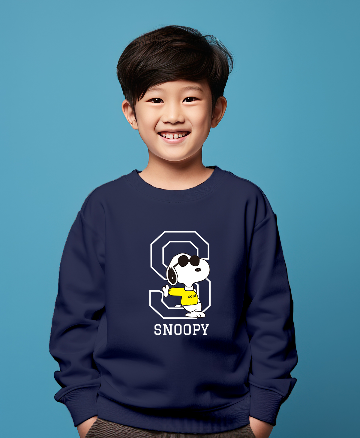 Snoopy dark blue sweatshirt for boys & girls