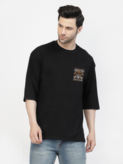 Mugiwara Black Oversized T-shirt