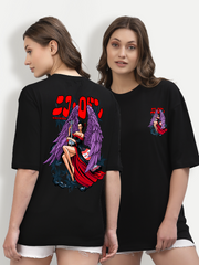 Niko Black Oversized Unisex T-shirt