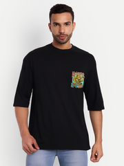 Ninja Dude Black Oversized T-shirt