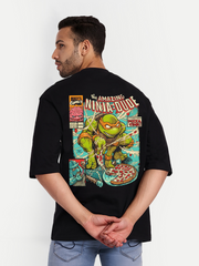 Ninja Dude Black Oversized T-shirt