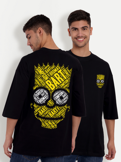 Bart Black Oversized T-shirt