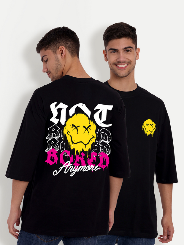 Not Board Black Oversized T-shirt