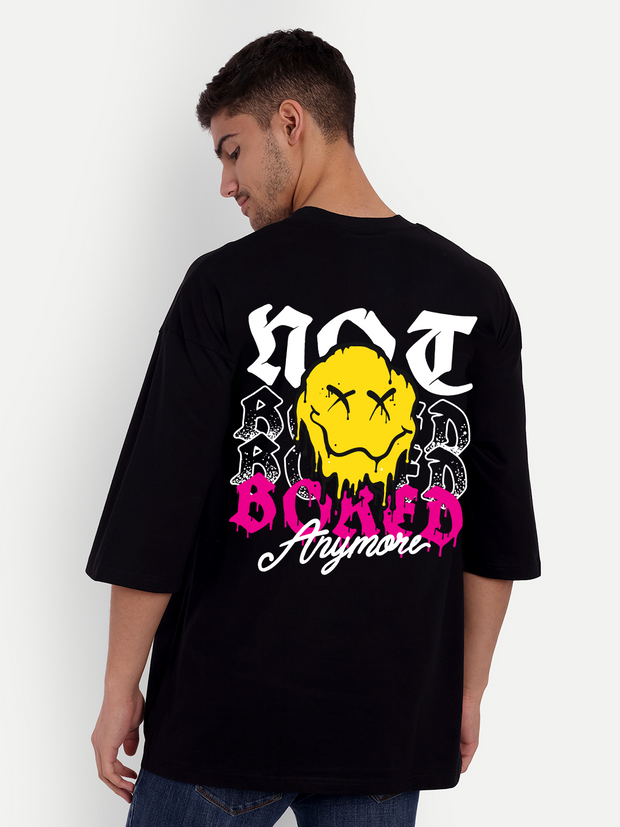 Not Board Black Oversized T-shirt
