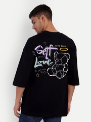 Self Love Black Oversized T-shirt