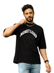 D Grap Black Oversized T-shirt