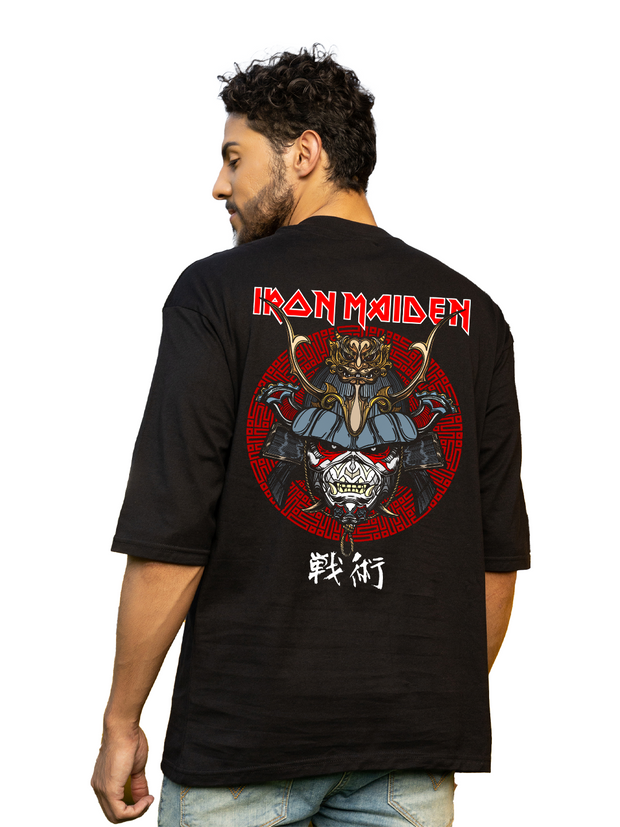 Iron Maiden Black Oversized T-shirt