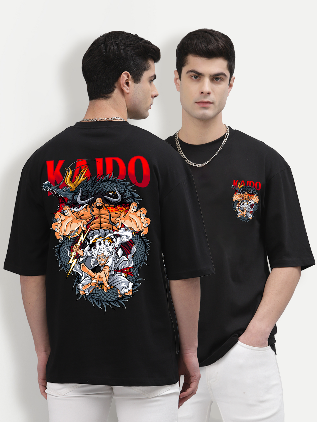 Kaido Black Oversized T-shirt