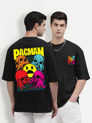 Pacman Black Oversized T-shirt