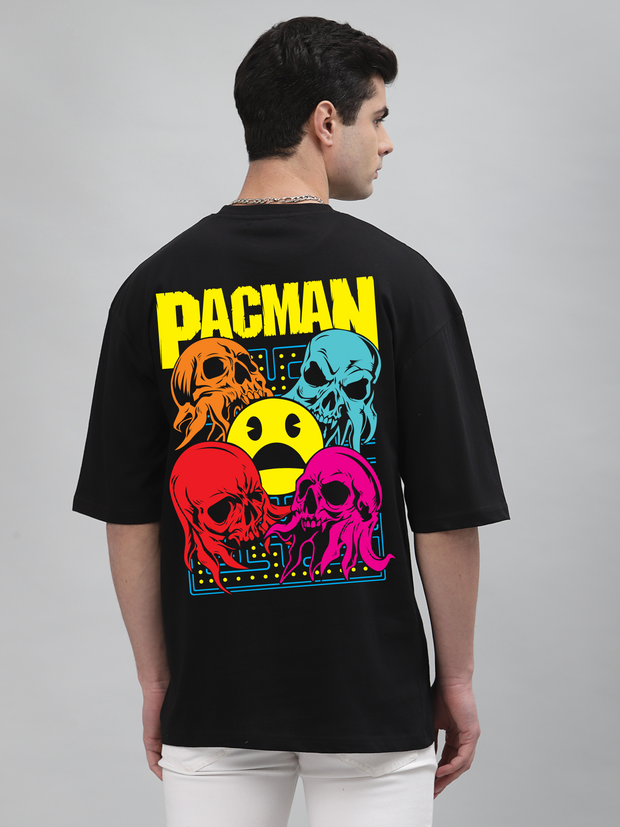 Pacman Black Oversized T-shirt