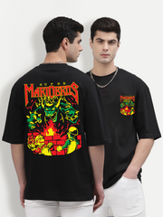 Mario Bros Black Oversized T-shirt